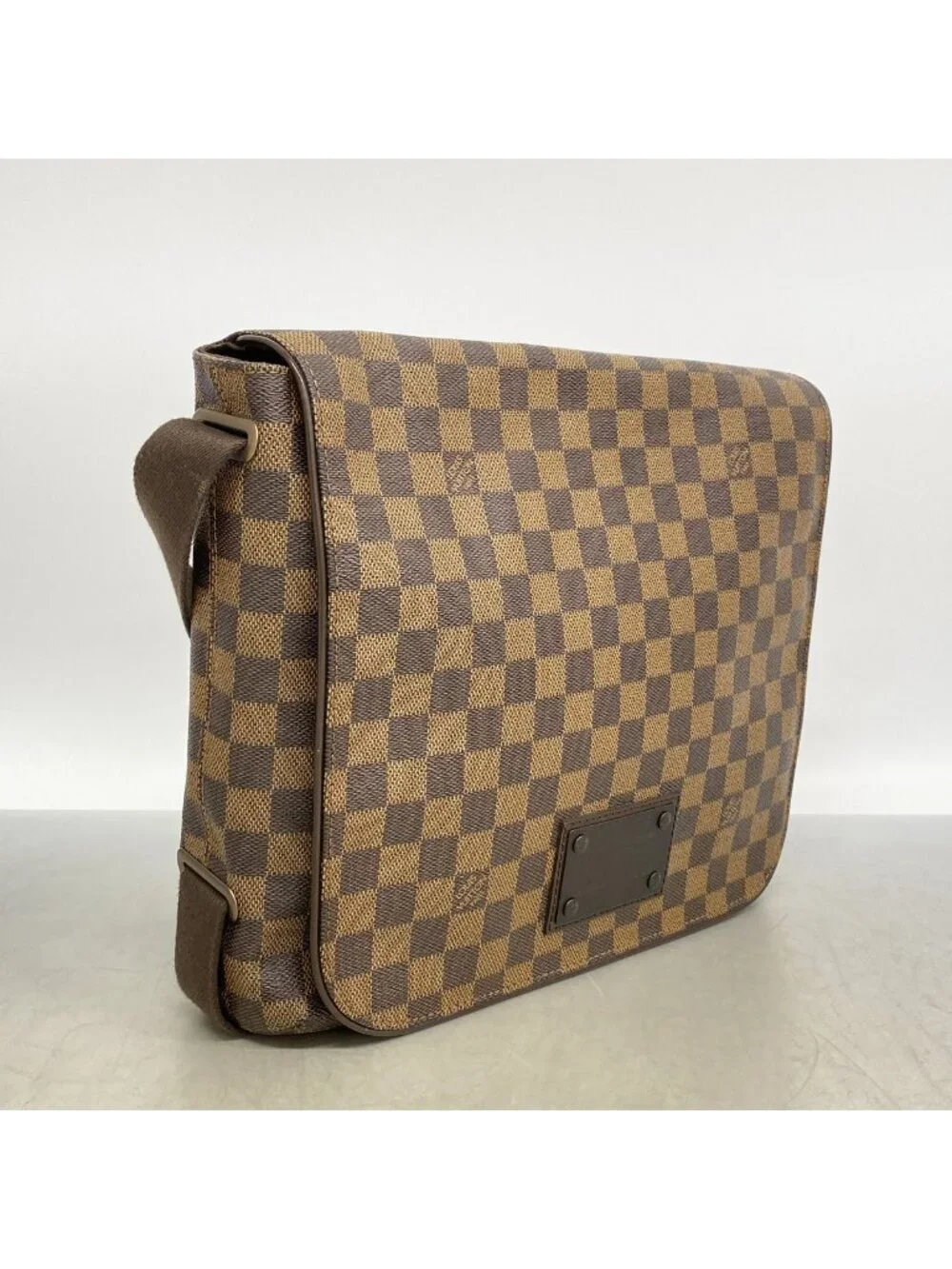 Louis Vuitton Shoulder Bag Damier Brooklyn MM Ebene